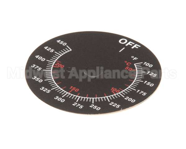 08-5839 Market Forge Label Dial Temp
