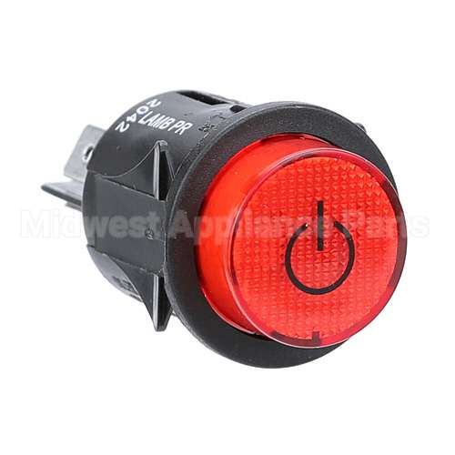 0808-125 Compatible Crescor Switchkit, Push-Button, Lighted