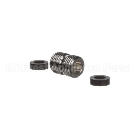 098A T&S Brass 3/4-14Un Male X Male Fitting W/ Hose Was