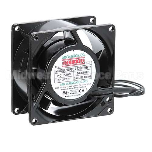 FA34524 Compatible Alto Shaam Fan, Box, 3", 230V, Thermal Protect