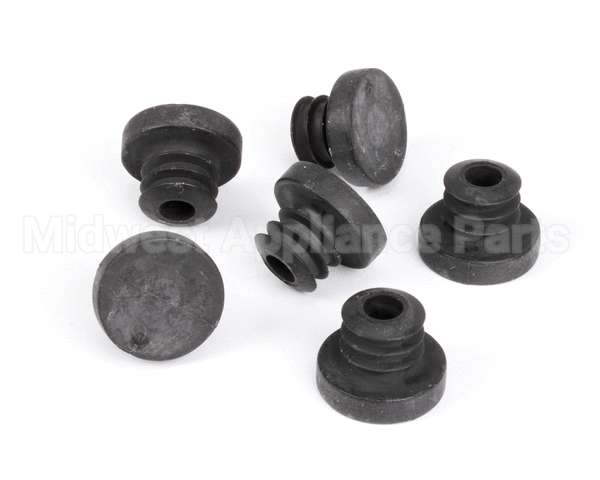 0D1609 Electrolux Professional Rubber Foot, 6 Pieces