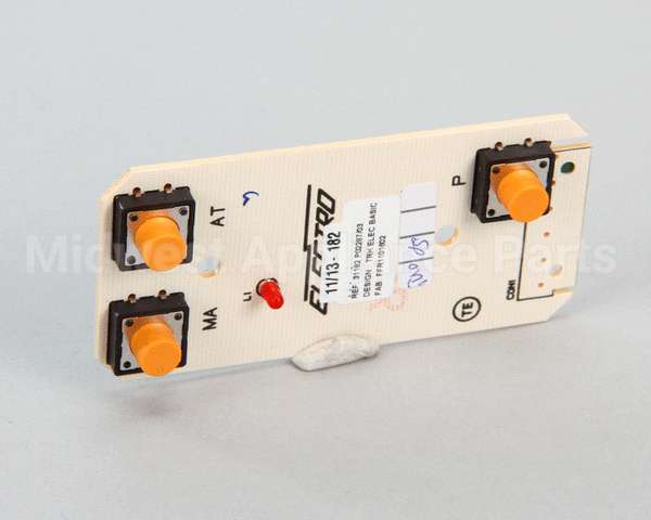 0D6245 Electrolux Professional Card, M/A/Pulse Trk