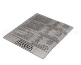 0F-047571 Hobart Label (Information )