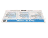 0F-047614 Hobart Label, De-Lime Instructions (T