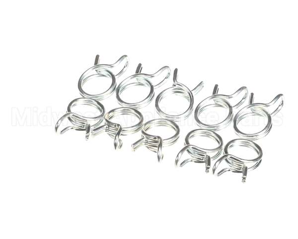 0L0815 Electrolux Professional Hose Clamp; Set 10Pcs; Dia.7,8-8,3Mm