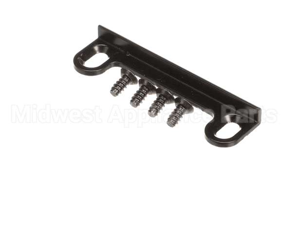 10-16666-0002 Anthony International End Door Lock Strike Plate - Blk