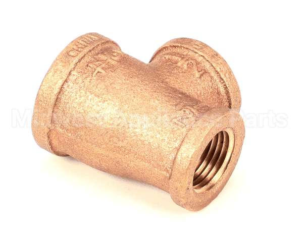 10-2584 Market Forge Tee Brass 3/4X1/2X1/2