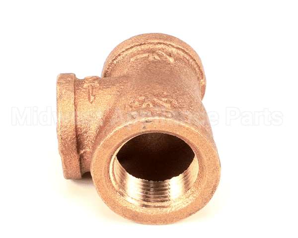 10-2584 Market Forge Tee Brass 3/4X1/2X1/2