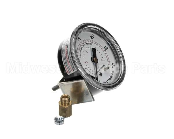 10-4748 Market Forge Pressure Gauge, 0-30 Lbs/In