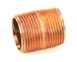 10-8287 Market Forge Close Nipple 1 Ips, Brass