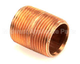 10-8287 Market Forge Close Nipple 1 Ips, Brass