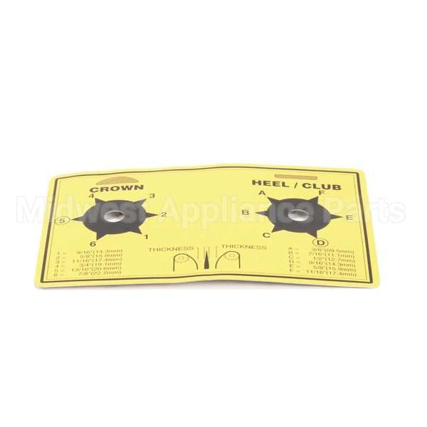 1001118 Compatible Roundup Label, Dial Compression