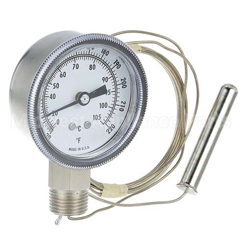 100125 Compatible Champion Thermometer2-7/8, 20-220F, 1/2 Mpt