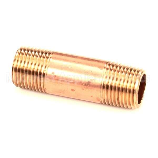 100206 Compatible Champion Nipple 1/2X2 1/2 Brass