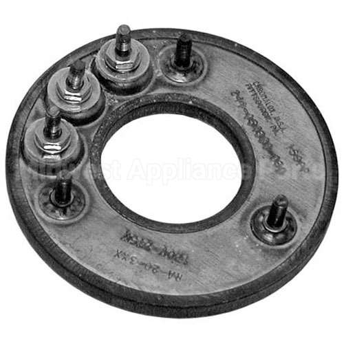 100336 Compatible Newco 3-Heat Coffee Element 120V 500/115/89W 4" Od