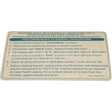 10035 Compatible Saniserv Saniserve Cleaning Decal