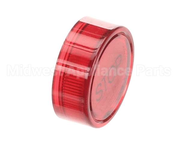 10054 Gaylord Red "Stop" Lens With "Stop" Inscription