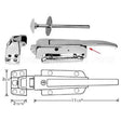 10056CL502001 Compatible Kason Kason - 10056Cl502001 Latch
