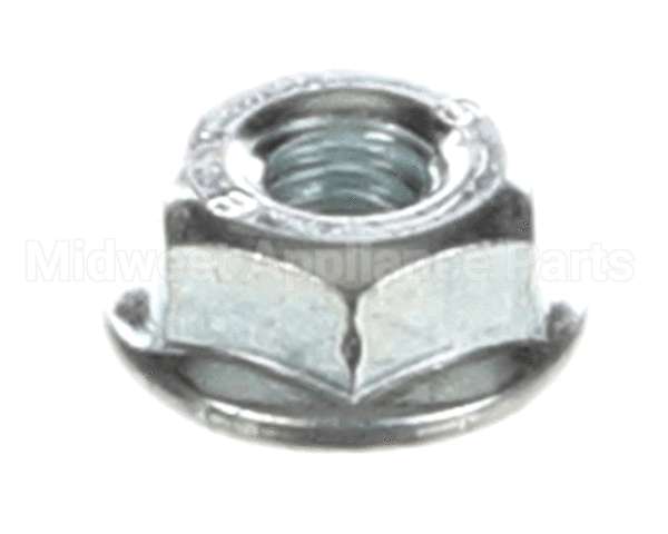 100913 Turbochef Nut, #10-32, Hex, Zinc, Serrated Flange