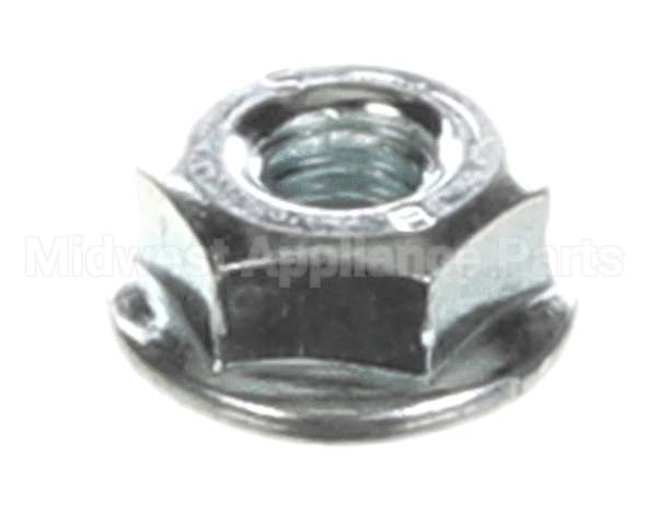 100913 Turbochef Nut, #10-32, Hex, Zinc, Serrated Flange