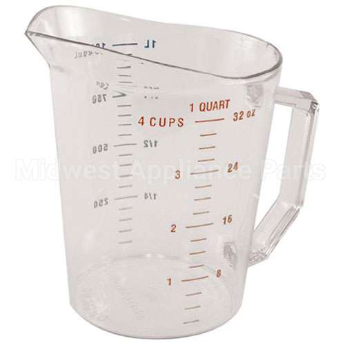 100MCCW135 Compatible Cambro 1 Qt Measuring Cup-135 Clear