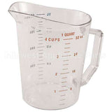 100MCCW135 Compatible Cambro 1 Qt Measuring Cup-135 Clear