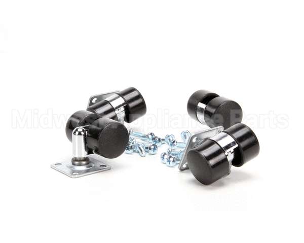 10314-01 Silver King Kit Casters 1 7/16 Wh/1 3/4 Th