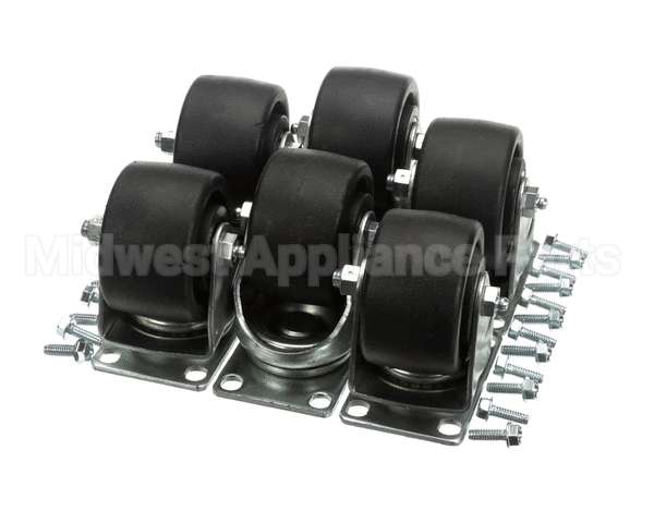 10314-105 Silver King 4'' Caster Plate Kit W/O Brake