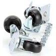 10314-79 Compatible Silver King Caster Plate Kit 3 Wh/4 1/8 Th