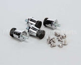 10314-95 Silver King Kit Leg 1In Silver W/ Rubber P