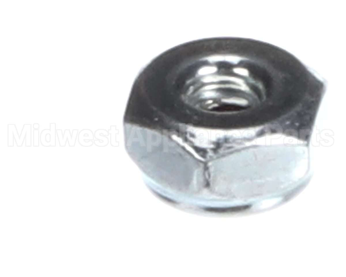 104223 Cleveland Nut;Hex;Lock;6-32;Pltd; Nylon
