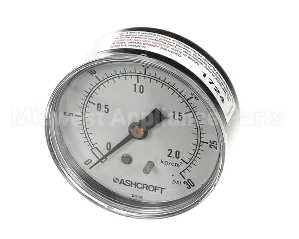 1060940 Market Forge Steam Gauge