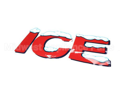 1070074 Leer Decal Ice, Red With Snow Cap (