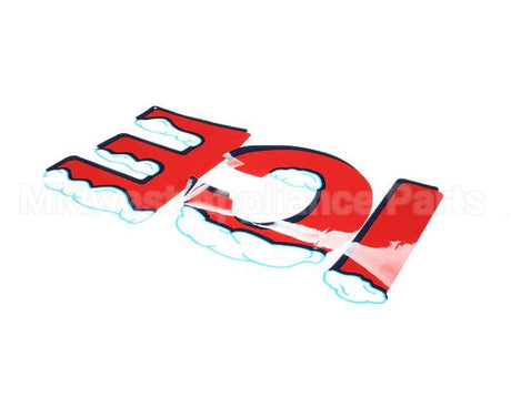 1070074 Leer Decal Ice, Red With Snow Cap (