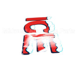 1070074 Leer Decal Ice, Red With Snow Cap (