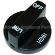 1073498 Compatible Southbend Knob 2 D, Off-High-Low