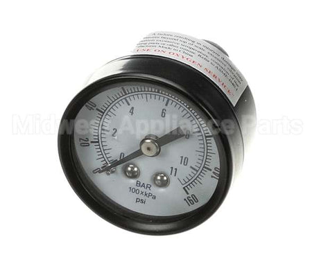 110130008 Doughpro Proluxe Gauge, Air Regulator 1-1/2" 160 Psi Cent
