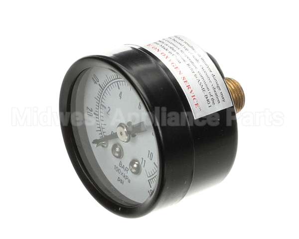 110130008 Doughpro Proluxe Gauge, Air Regulator 1-1/2" 160 Psi Cent