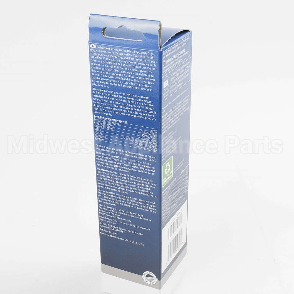 11050659 Bosch Water Filter