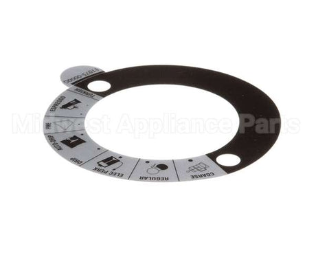 11075.0000 Bunn Decal, Grind Select-Dial