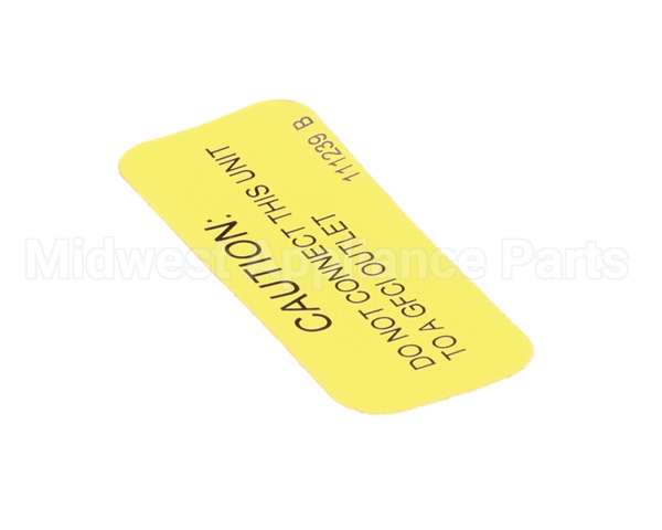 111239 Cleveland Label;Gfci Warning