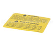 111535 Cleveland Label; Warning Power Disconnec