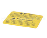 111535 Cleveland Label; Warning Power Disconnec