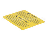 111535 Cleveland Label; Warning Power Disconnec