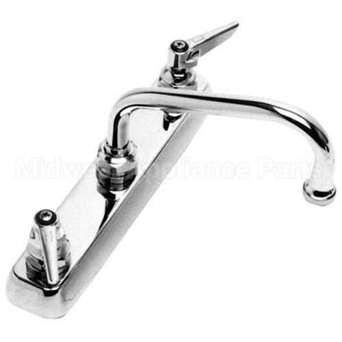 1123 Compatible TS Brass Faucet 8" Ctr Deck 12" Noz