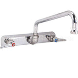 1127 Compatible TS Brass Faucet, 8"Wall, 10"Spt, Leadfree