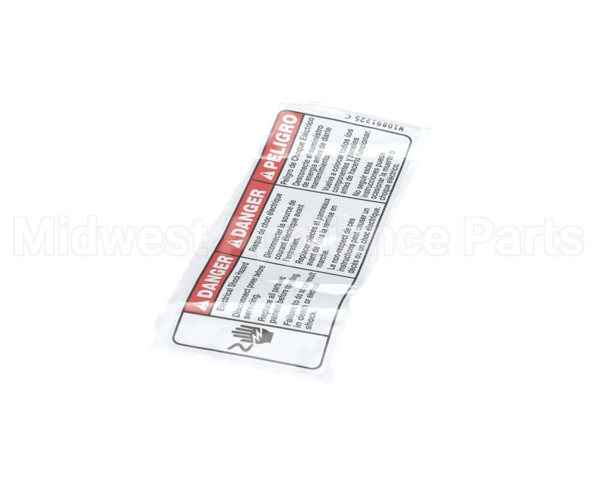 112712 American Dryer Laundry Maytag Electric Danger Label