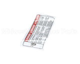 112712 American Dryer Laundry Maytag Electric Danger Label