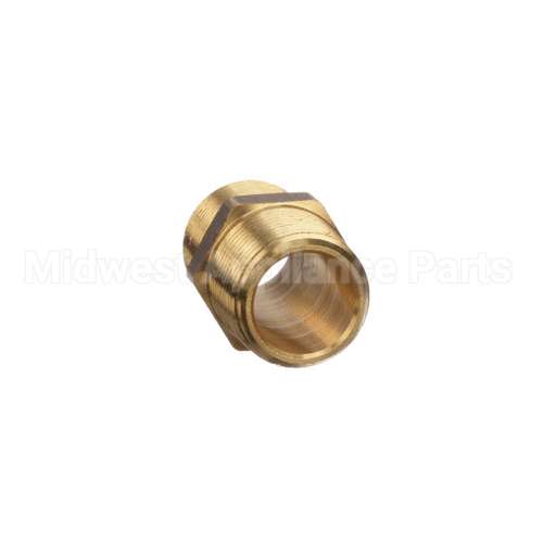 112XJ Lancer Brass Hex Nipple 3/4 Mpt X 3/4