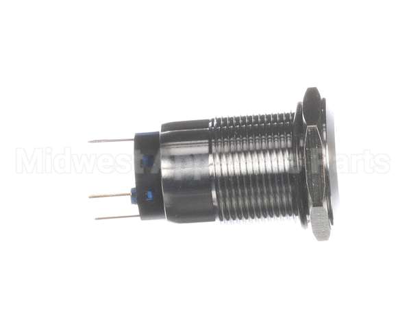 11392 Halton Blue Illum Metal Push Button